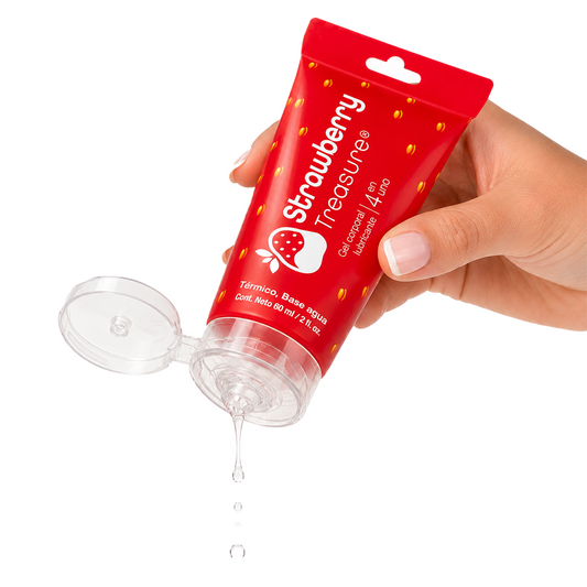 Strawberry by Treasure Lubricante 4en1 60ml
