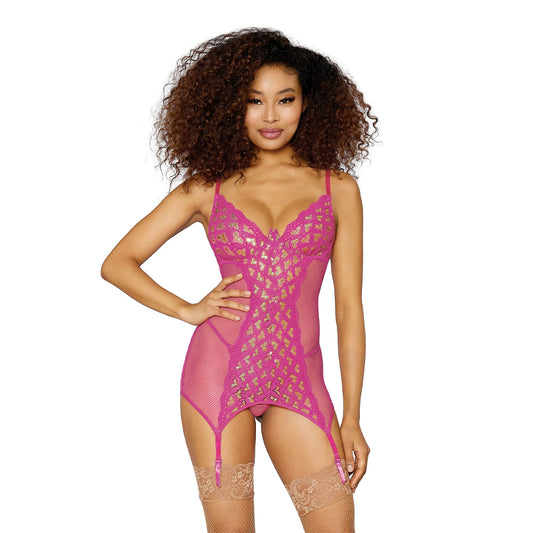 Minivestido 12657 pink medium