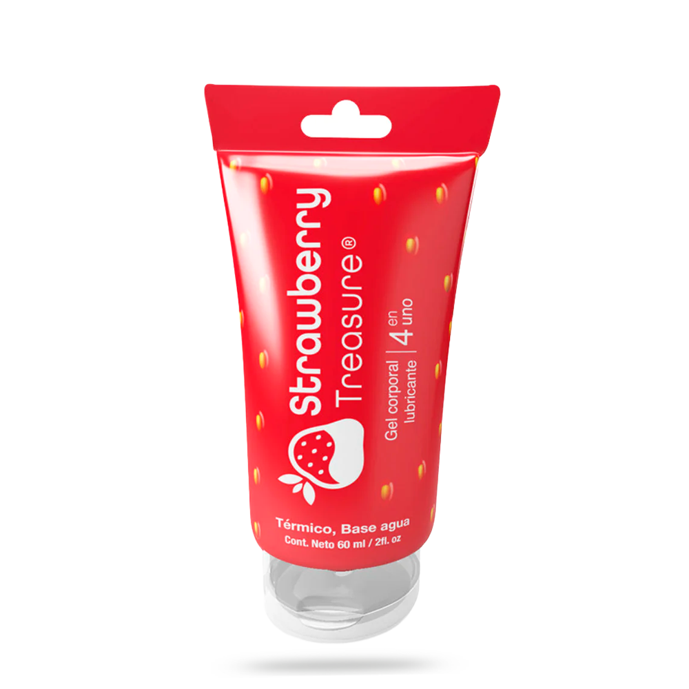Strawberry by Treasure Lubricante 4en1 60ml