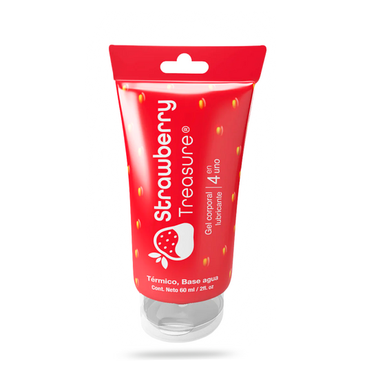 Strawberry by Treasure Lubricante 4en1 60ml