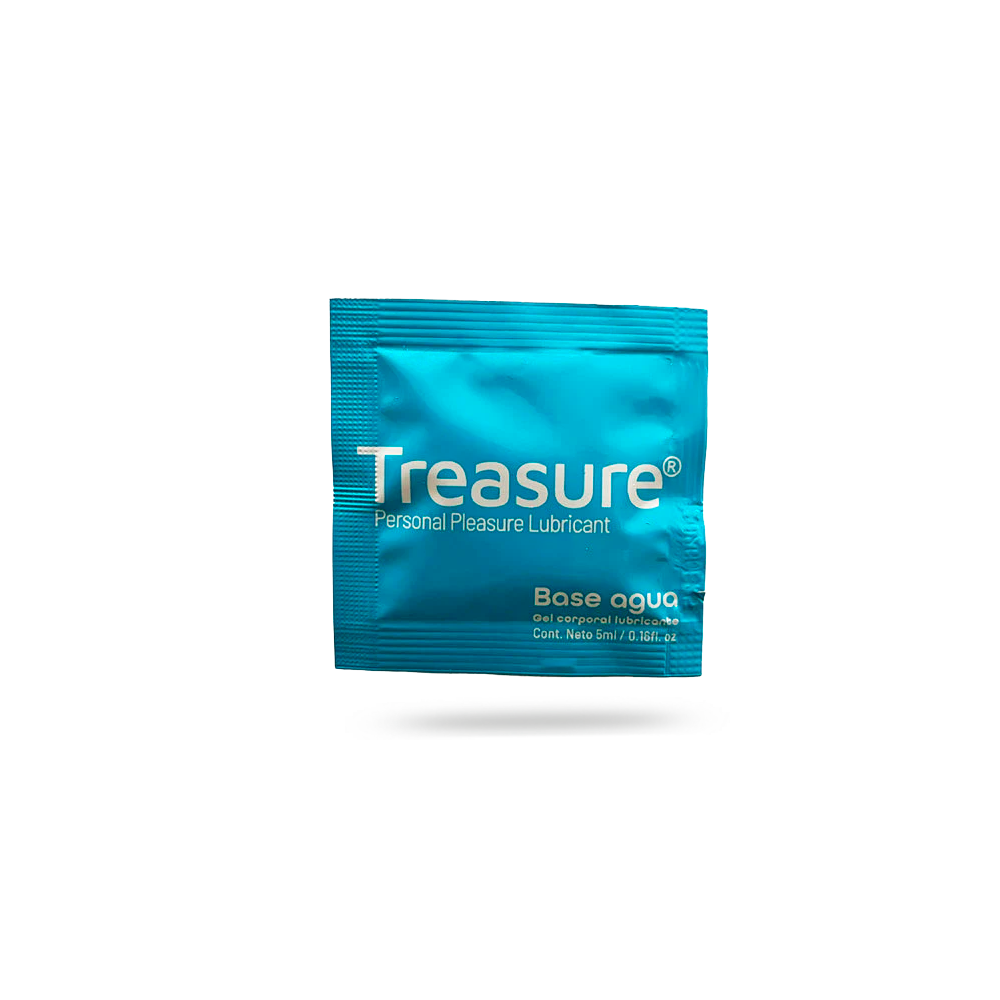 Treasure lubricante personal 5ml 10 pzas
