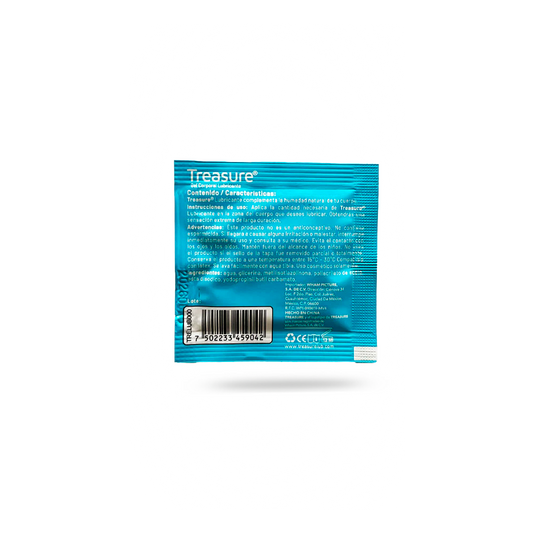 Treasure lubricante personal 5ml 10 pzas