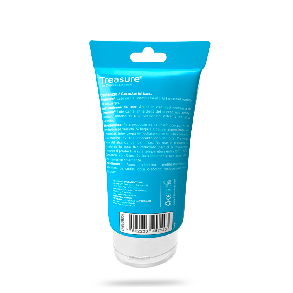 Treasure lubricante íntimo 60ml