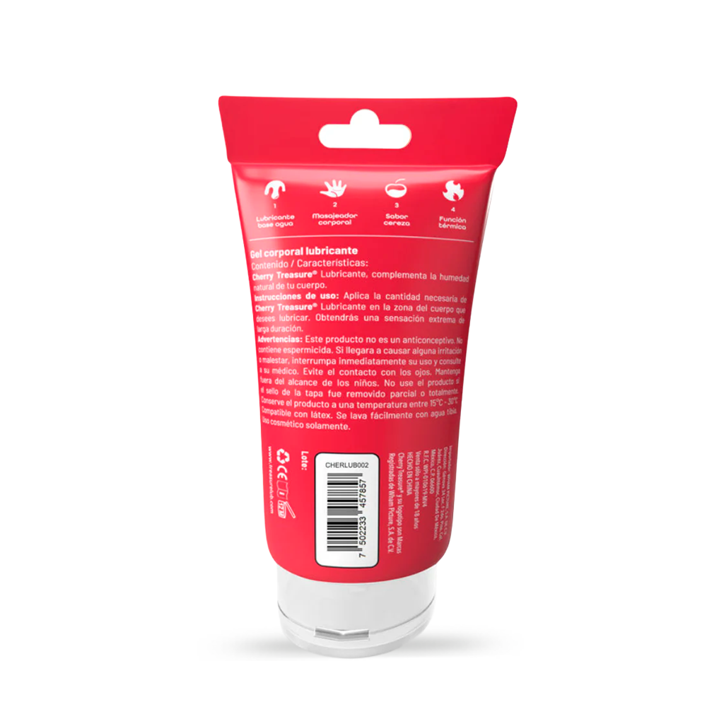 Cherry by Treasure Lubricante 4en1 60ml