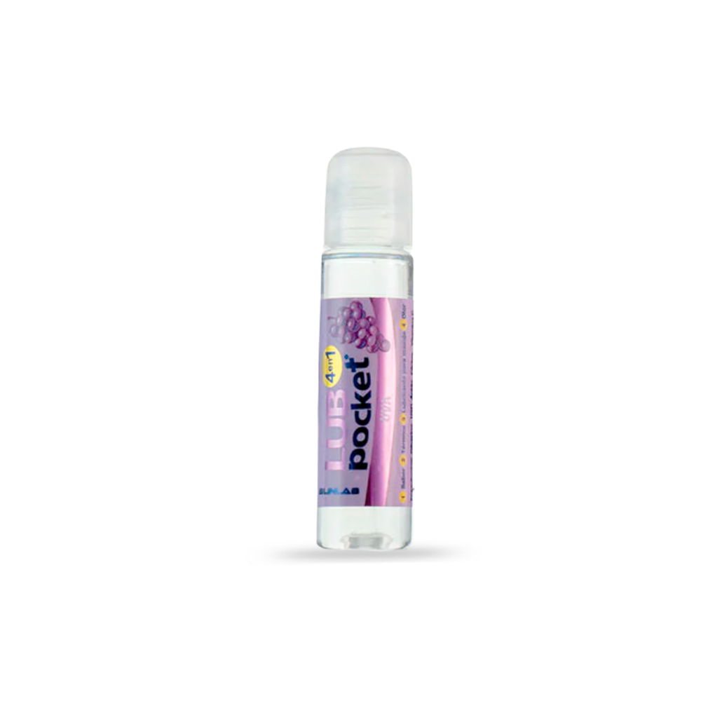Lubricante 4en1 Pocket uva 10ml