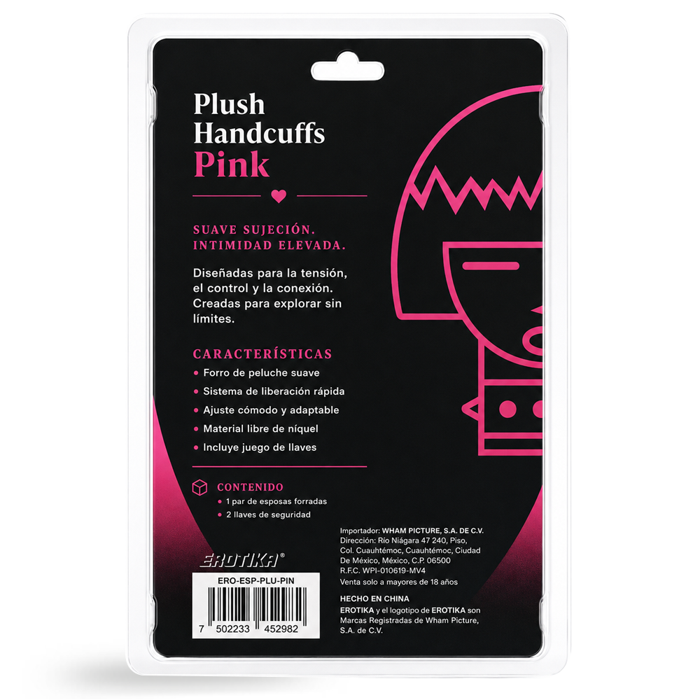 Esposas Plush Handcuffs Pink