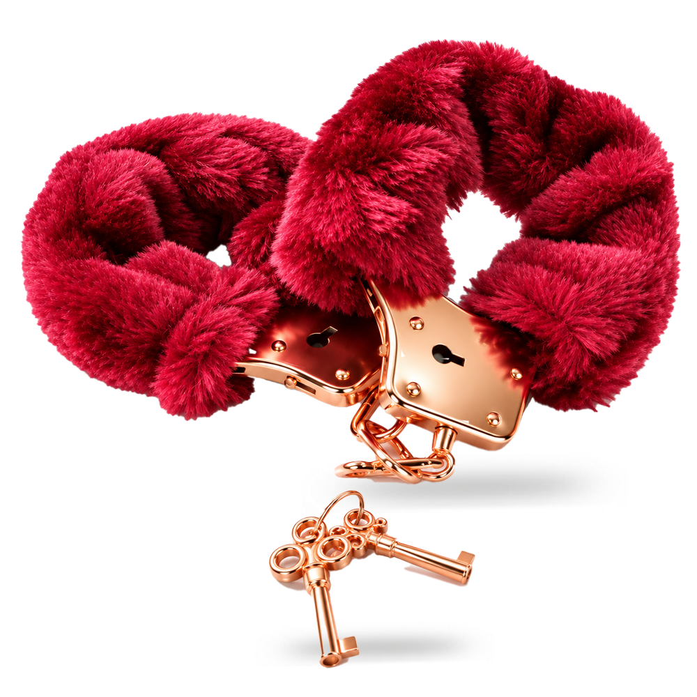 Esposas Plush Handcuffs Red